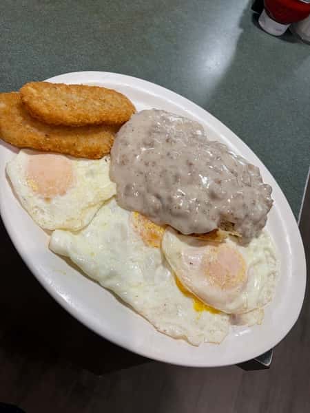 Sausage Gravy Biscuit