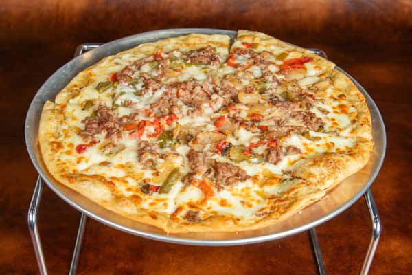 Philly Faceoff Pizza