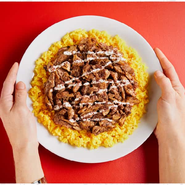 Meat & rice plate