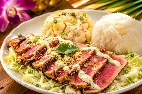 Blackbeards Seared Ahi Plate