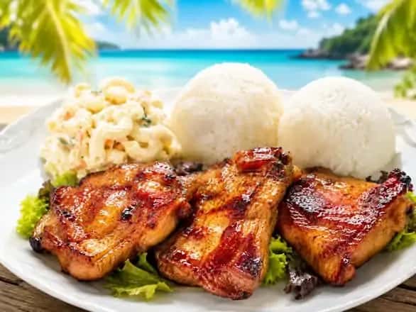 Shoyu (Hawaiian Teriyaki) Grilled Chicken Thighs