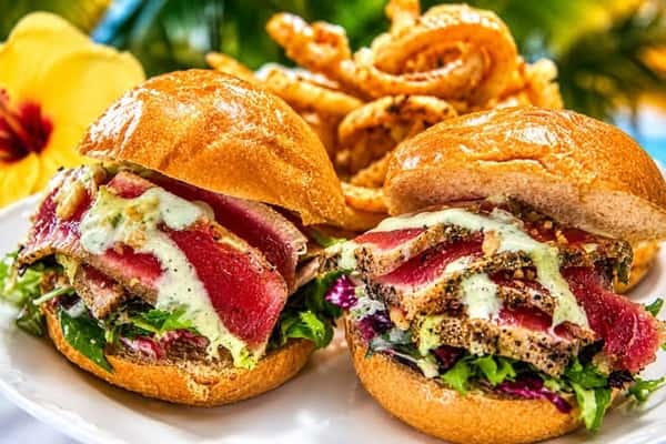 Blackbeards Seared Ahi Sliders