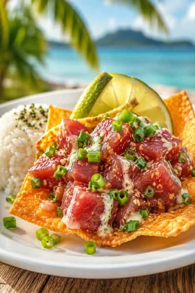 Poke Nachos