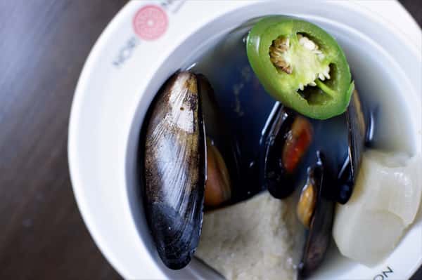 Black Mussel Odeng Tang