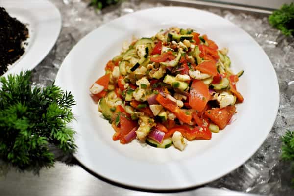 Scallop & Ceviche Salad Our Menu Nori Nori Sushi Restaurant in Sandy Springs, GA