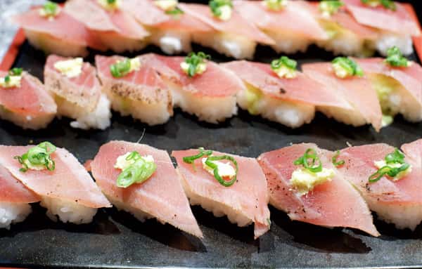 Tuna Tataki Our Menu Nori Nori Sushi Restaurant in Sandy Springs, GA