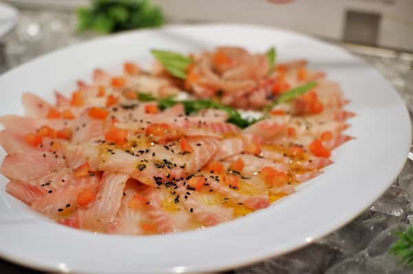 Izumidai with Grape Tomato Salad