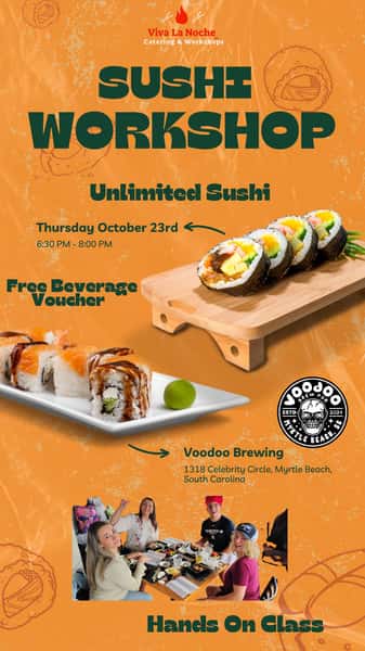 Sushi making class