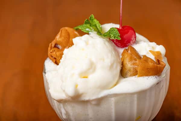 Fried Banana Ice Cream
