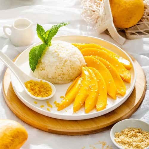 Sweet Sticky Rice with Mango