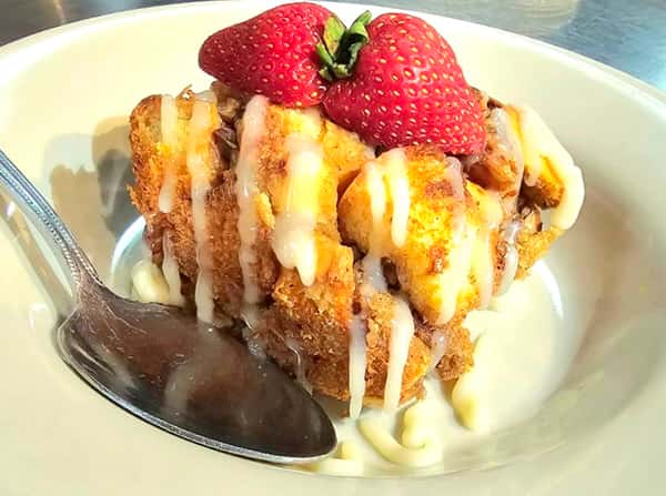 Maple Pecan Bread Pudding with Bourbon Sauce