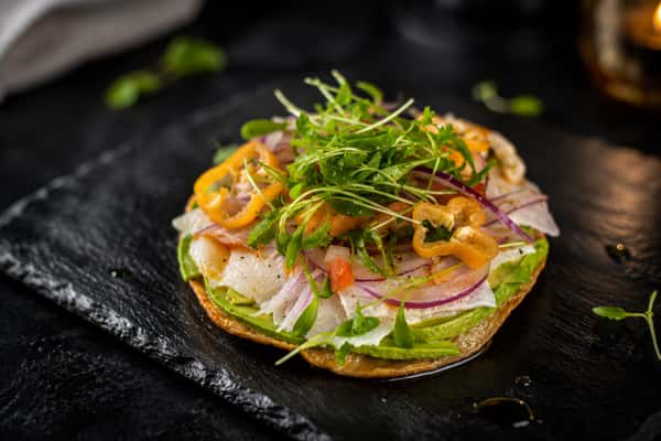 Tostada de Huachinango