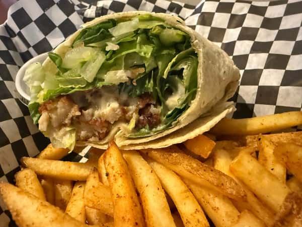 Chicken Ceasar Wrap Basket