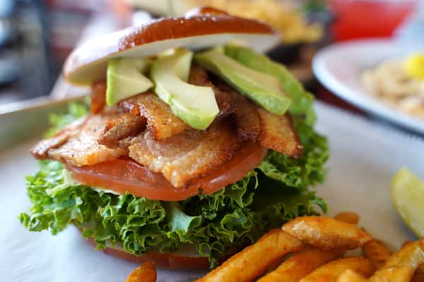 pork belly BLT