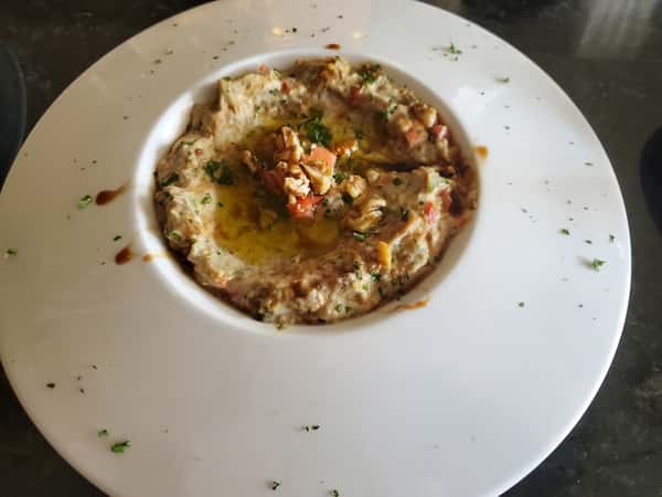 Moutabal: (Optional: add bread)