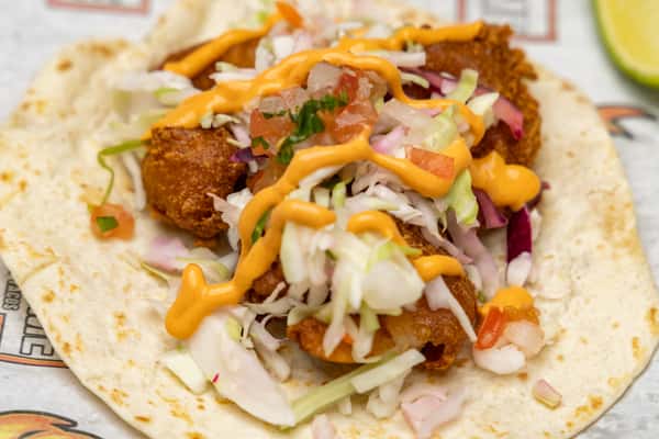 Breaded Shrimp Taco