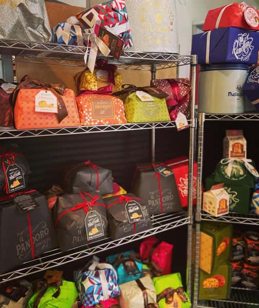 dry pantry storage with stocked shelves