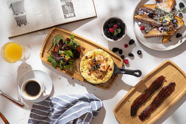 Quiche and Millionaire Bacon at Sweet Maple