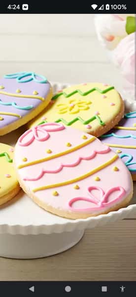egg easter cookie