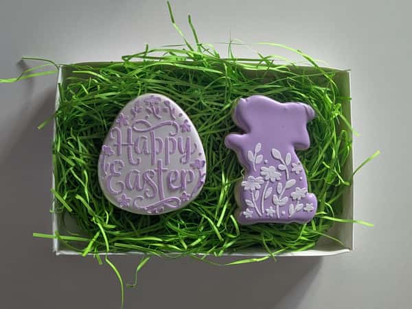 easter cookies egg and bunny