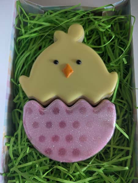chick easter cookie