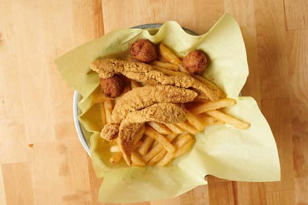 3 Peice Fish Basket