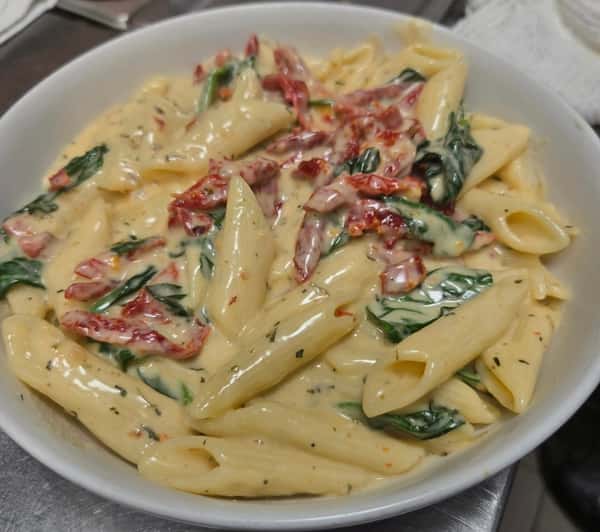 Creamy Tuscan Penne Pasta