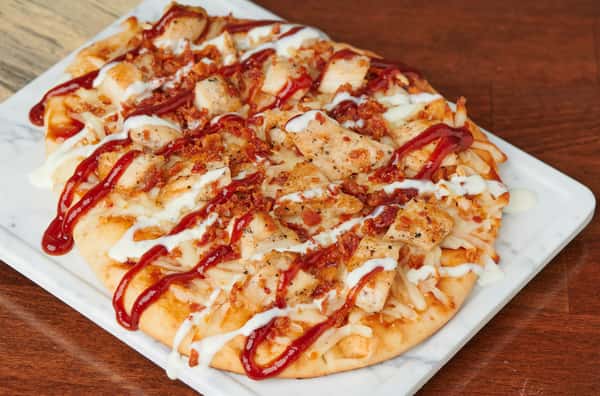 BBQ Chicken Bacon Ranch Flatbread