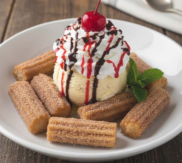 Churro Sundae