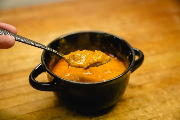Roasted Red Pepper & Sausage Bisque
