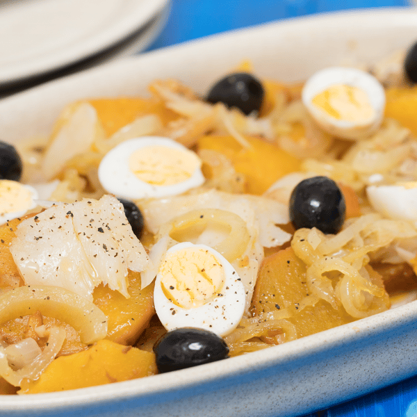 Portuguese Salted Cod & Potatoes Dish | Bacalhau a Gomes de Sá