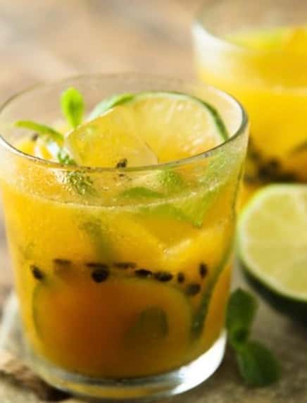 Passion Fruit Caipirinha