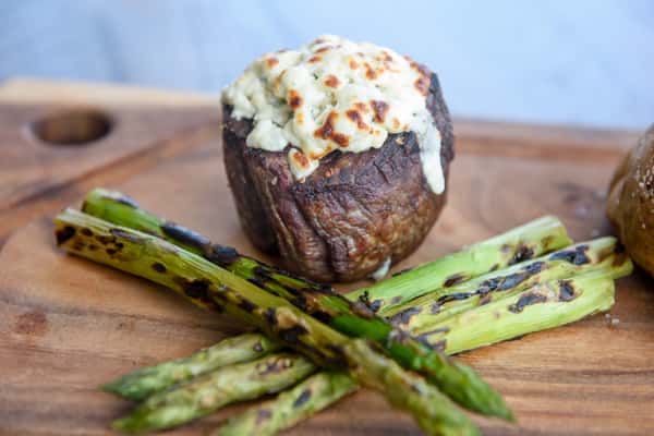 Filet with Blue Cheese Crumbles