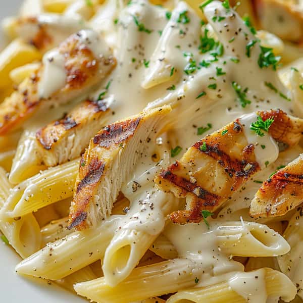 Chicken Penne Alfredo Pasta