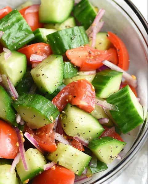 Cucumber & Tomato Salad