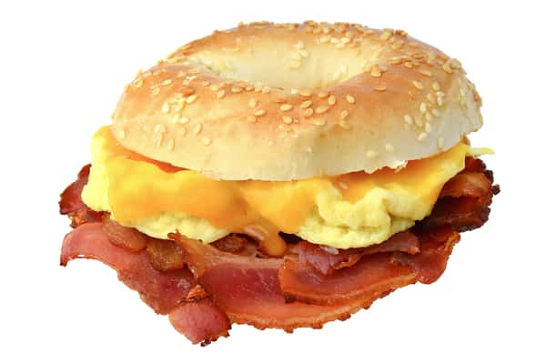 Turkey Bacon, Egg & Cheddar