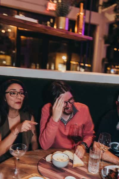 people at party