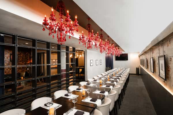 Kayne Prime Chandelier Room