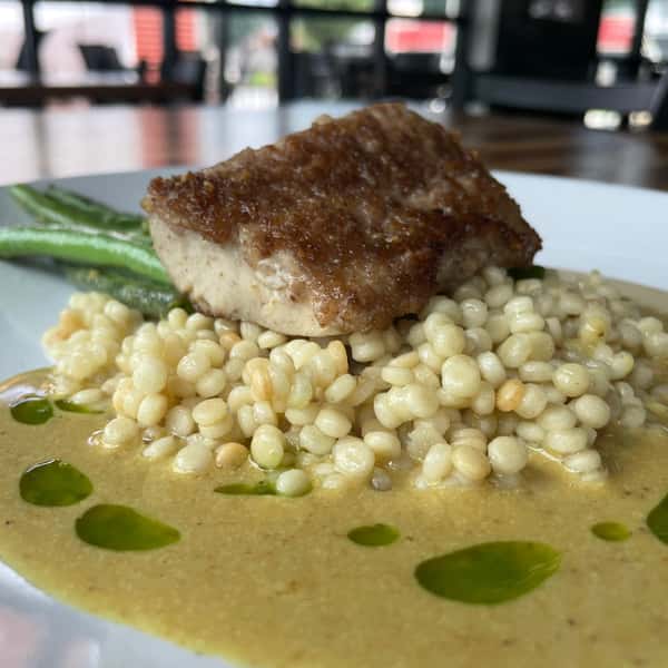 Almond Pecan Crusted Mahi Mahi