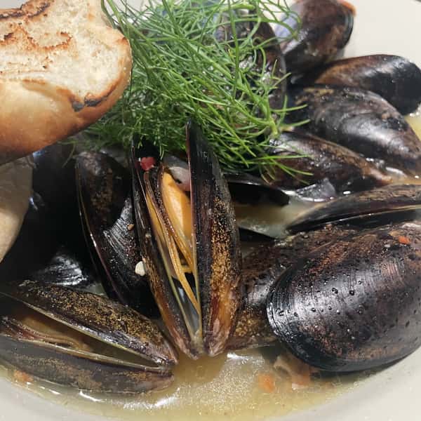 Steamed Mussels
