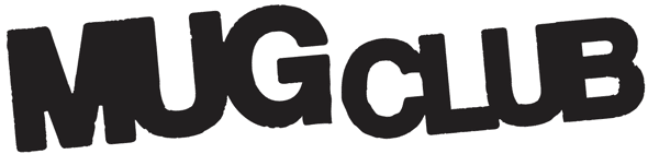 mug club logo white