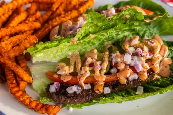 Bison Lettuce Wrap