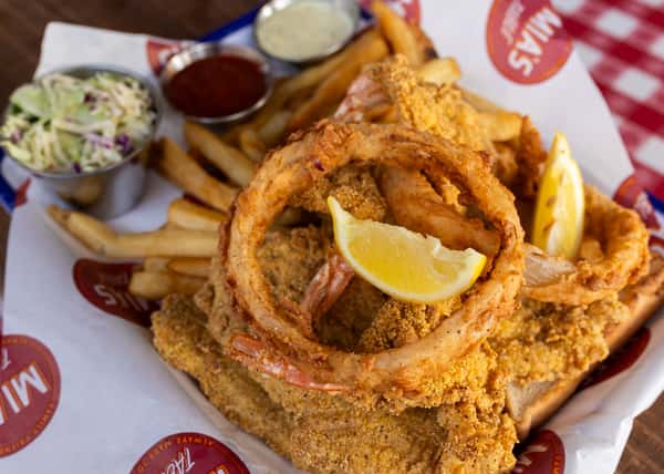 Fried Shrimp and Catfish