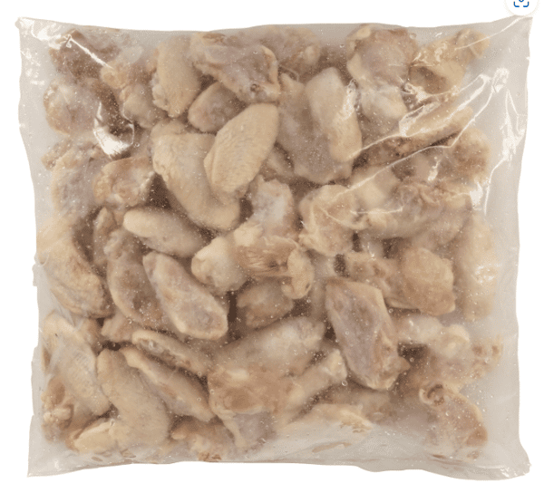 5LB BAG - CHICKEN, WING 1ST-&-2ND-JOINT MEDIUM RAW BAG IQF FROZEN UNFLAVORED