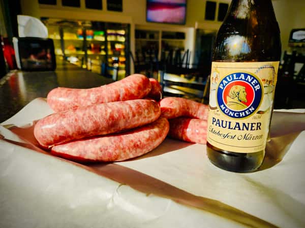fresh beer brat