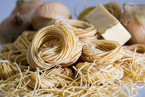raw pasta