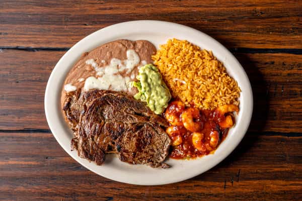 beef with shrimp diabla