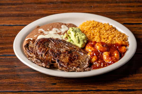57. Carne Asada & Shrimp