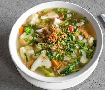 (15) Wonton Egg Noodle Soup or Rice Noodle
