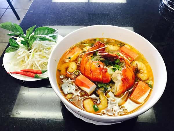 (86) Lobster Seafood Pho Noodle Soup Menu Ha Long Bay Vietnamese